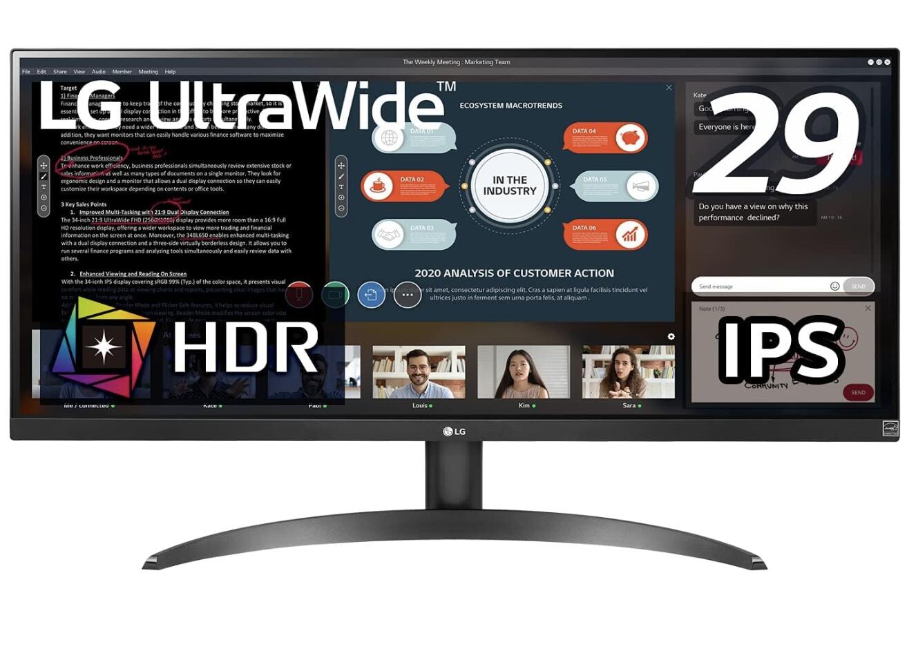 楽天市場】新品未開封 1点限り LG モニター ディスプレイ 34WP500-B 34