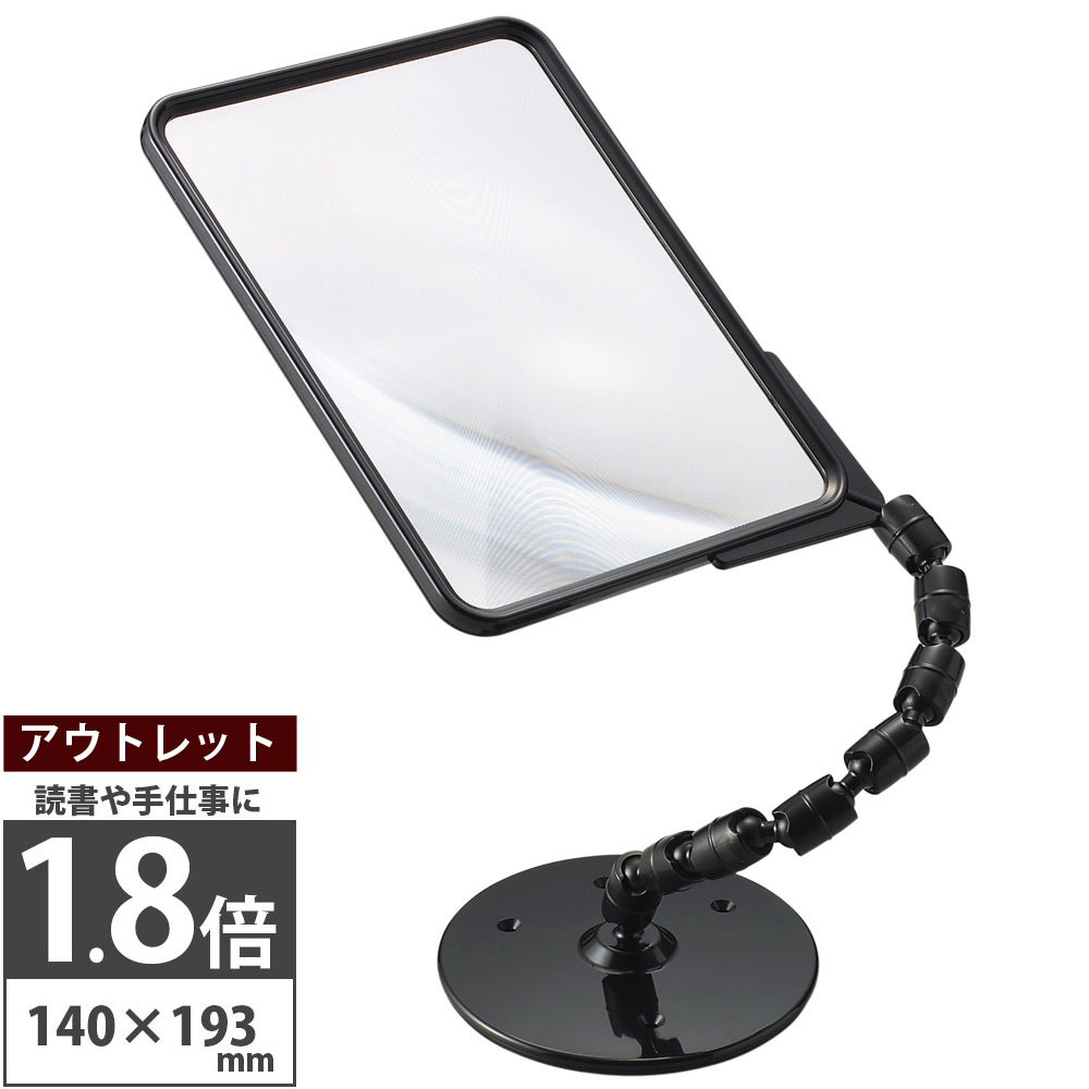 楽天市場】虫眼鏡 読書用 ルーペ 1790B 1.7倍 215×260mm 池田レンズ