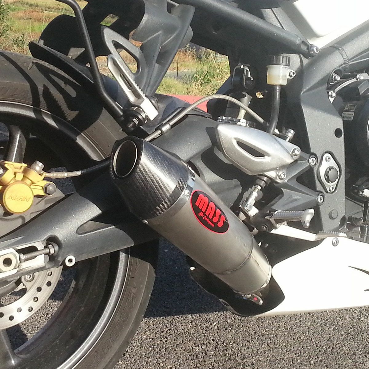 楽天市場】トライアンフ ストリートトリプル675 オーバルステンレス