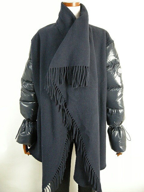 楽天市場】モンクレール ポンチョ ケープ フードあり ダウン切り替え