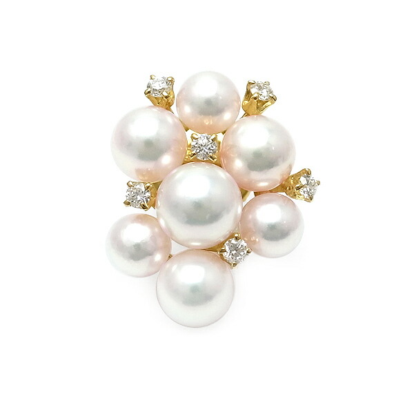 楽天市場】ミキモト MIKIMOTO ピンブローチ 葉っぱ リーフ 蕾 花