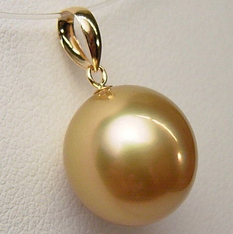 楽天市場】K18/K14WG南洋白蝶真珠ペンダントトップ【11mm-12mm】psm