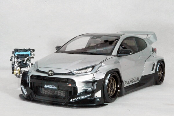 楽天市場】イグニッション 1/18 パンデム GR ヤリス 4BA シルバー G16E