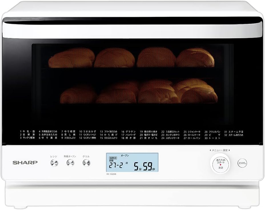 楽天市場】シャープ 過熱水蒸気 オーブンレンジ RE-S1100(W) ホワイト
