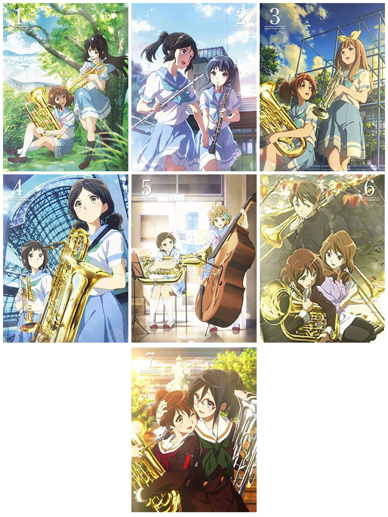 楽天市場】響け!ユーフォニアム【全17巻セット】1期＋2期＋劇場版3巻