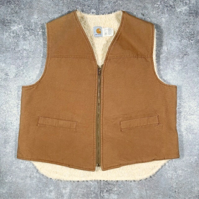 楽天市場】Carhartt カーハート ベスト サイズ:M 00s 裏ボア ブラウン