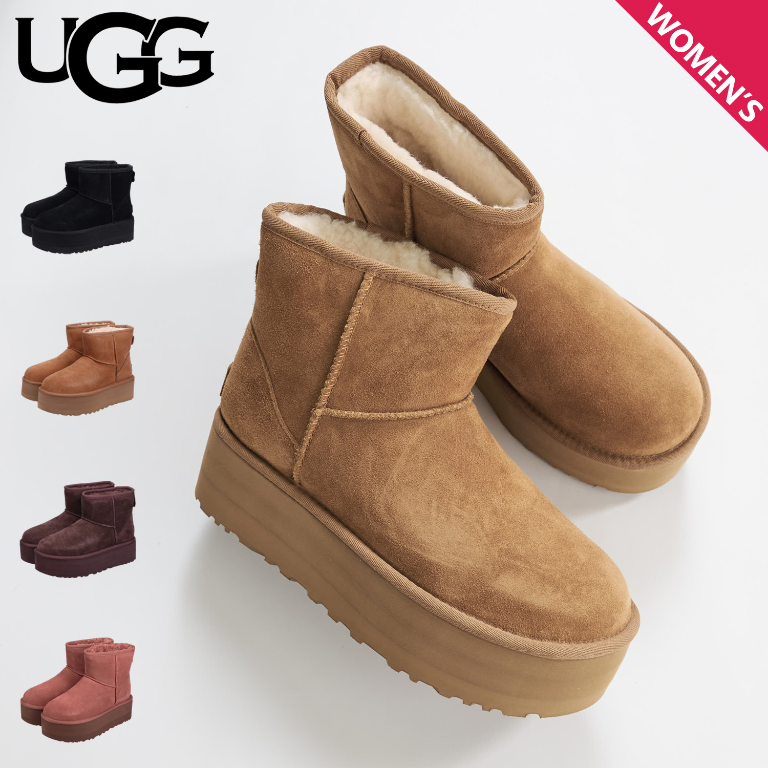 楽天市場】UGG アグ スリッポン ルームシューズ パンプド スライド