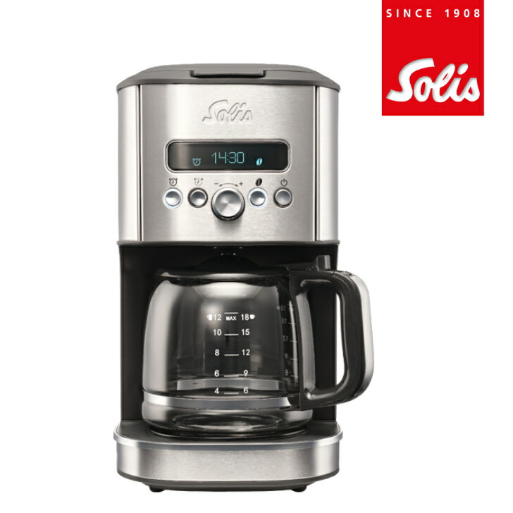 楽天市場】Solis ソリス コーヒーメーカー アロマブリューワー 1〜18杯