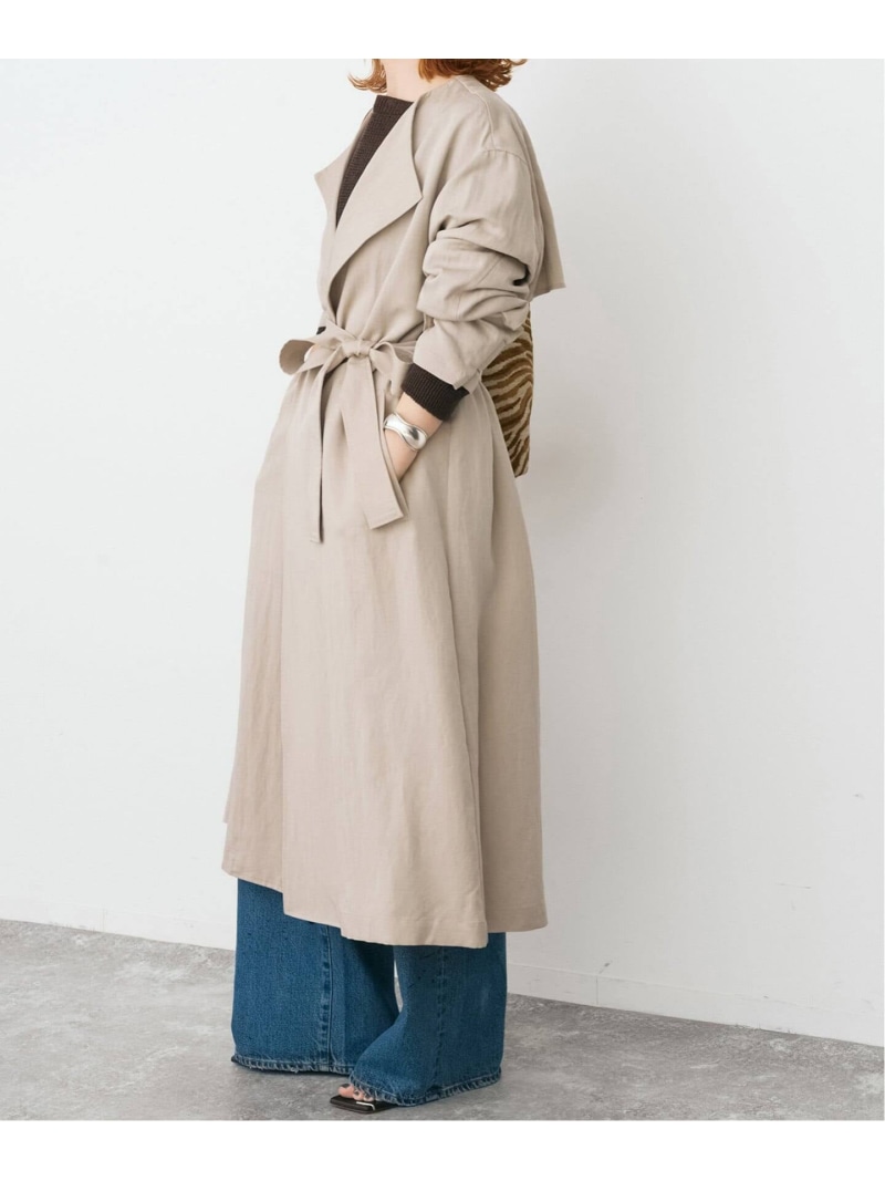 楽天市場】【SALE／40%OFF】ノーカラーリバーコート Spick & Span