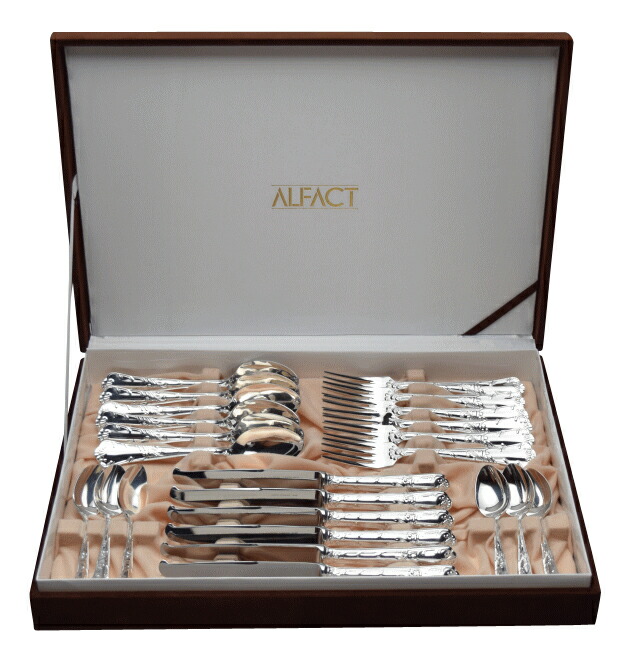 楽天市場】ALFACT 洋白銀器シャルル ディナーセット32pc カトラリー