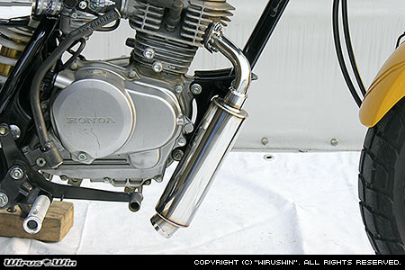 楽天市場】HONDA エイプ50 APE （PRETTYショート管） 黒 マフラー