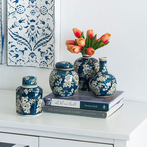 楽天市場】壺 壷 つぼ フラワーベース 蓋付き フタ オリエンタル 置物