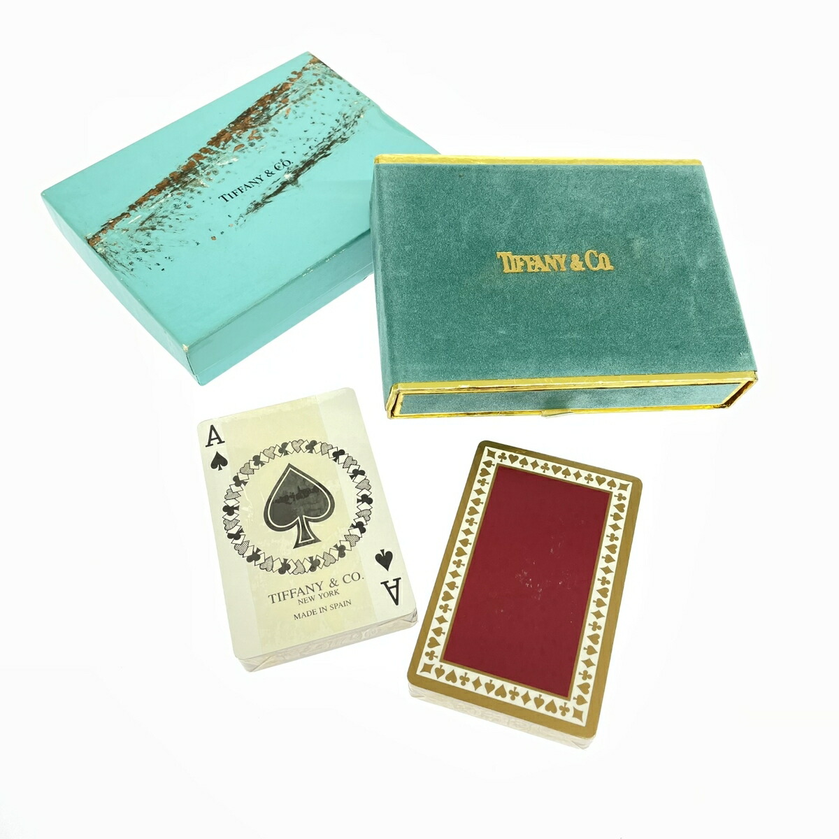 楽天市場】ティファニー TIFFANY ＆ Co. トランプ 2セット ブルー