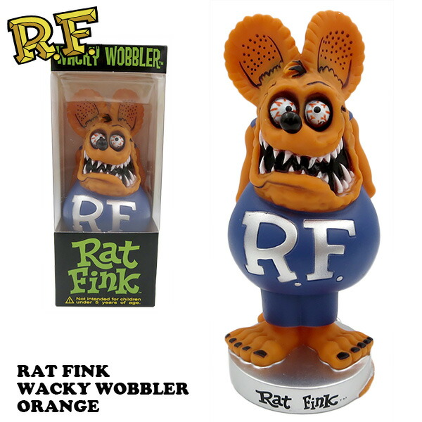 楽天市場】FUNKO Wacky Wobbler RAT FINK （メタリックグリーン