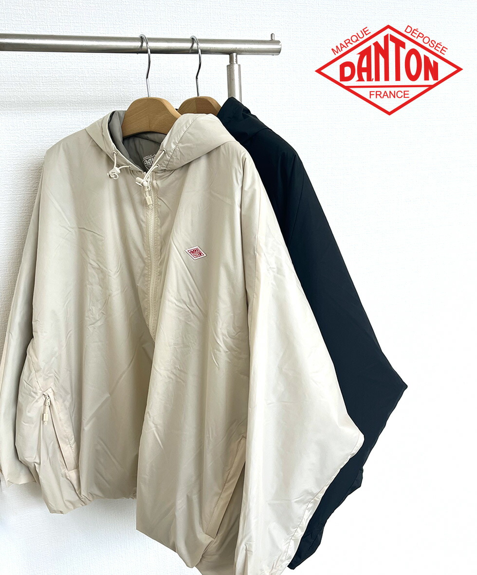 楽天市場】ダントン/DANTON ウールモッサダブルボタンフード付き