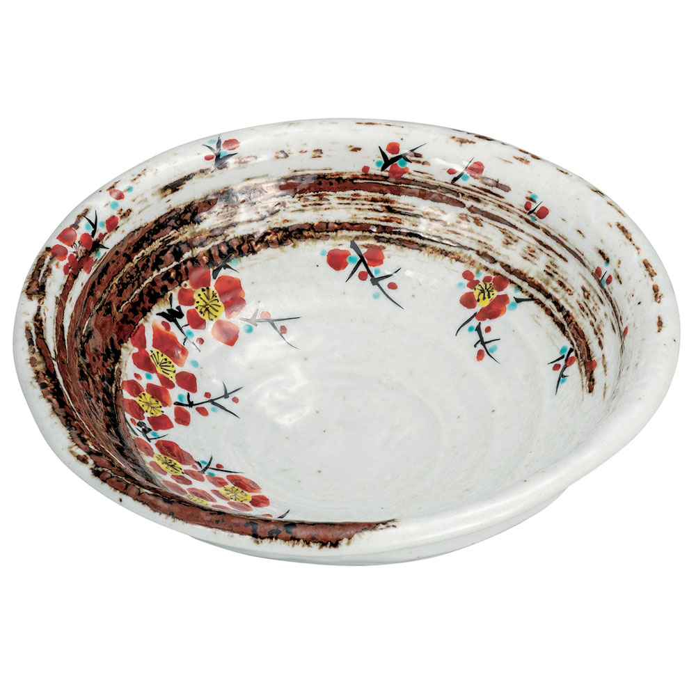 楽天市場】九谷焼 7号鉢 梅文 / 大兼政花翠 ＜送料無料 鉢 盛鉢 菓子鉢