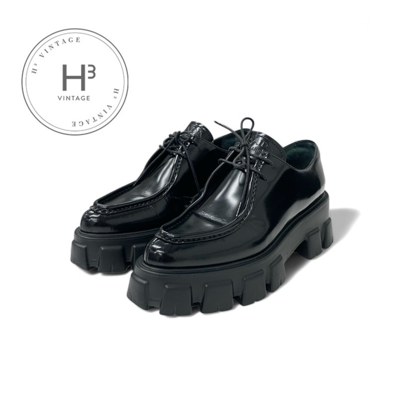 楽天市場】プラダ/PRADA シューズ メンズ MONOLITH ローファー NERO