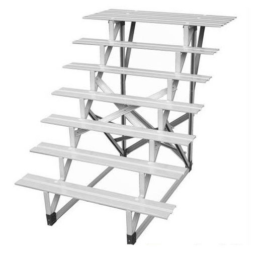 楽天市場】ひな人形用 スチール製雛壇 七段飾り台 30号（間口90×奥行