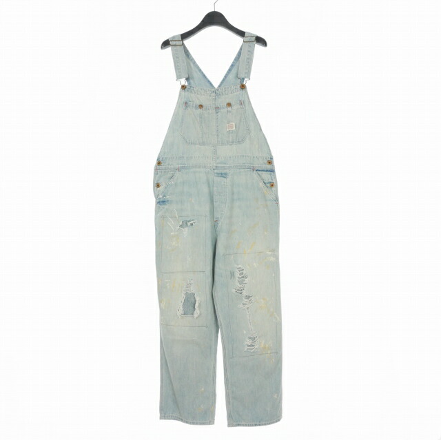 DENIM & SUPPLY ラルフローレン ヒッコリー オーバーオール M 楽天市場