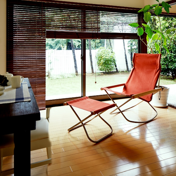 ニーチェア エックス オットマン (木部ナチュラル シートグレー