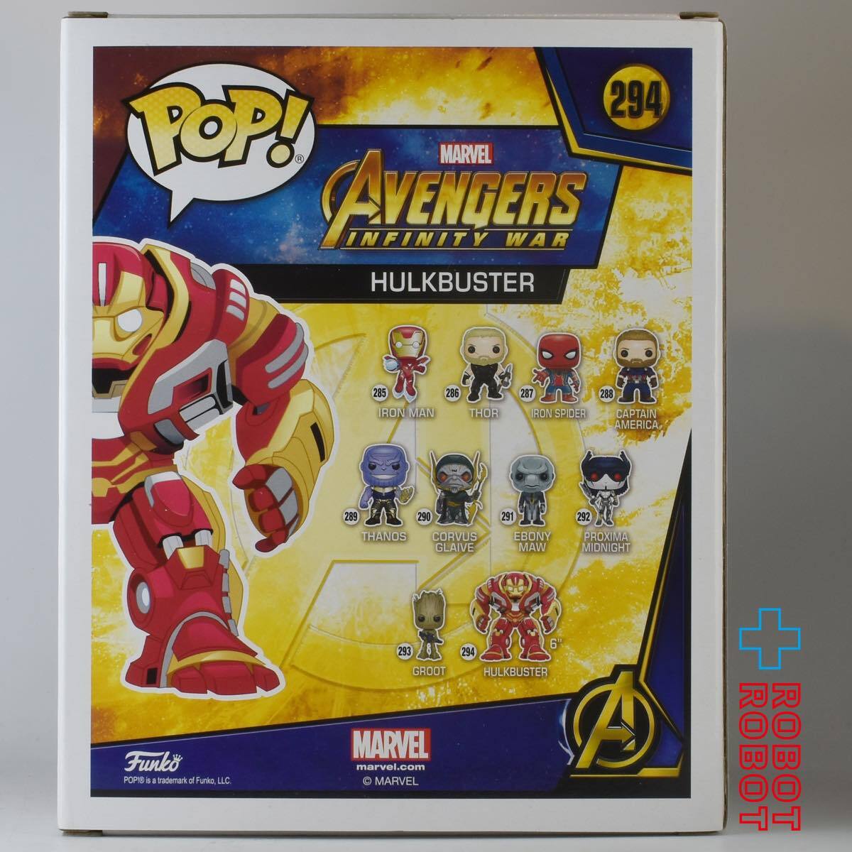 ファンコ POP! 294 マーベル ハルクバスター ビニールフィギュア 国内