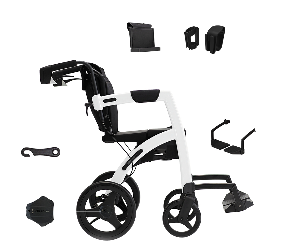 Rollz Motion Rollator Wheelchair