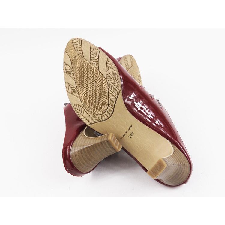 z-4962re 6cmヒールリボンミュール／レッドエナメル – ZUCCOTTO