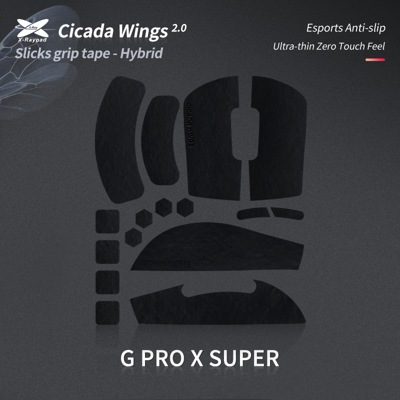 X-Raypad Cicada Wings V2 Slicks Grip Tape For G Pro X Superlight
