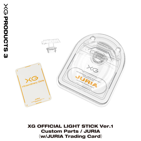 XG OFFICIAL LIGHT STICK Ver.1 Custom Parts / JURIA（w/JURIA