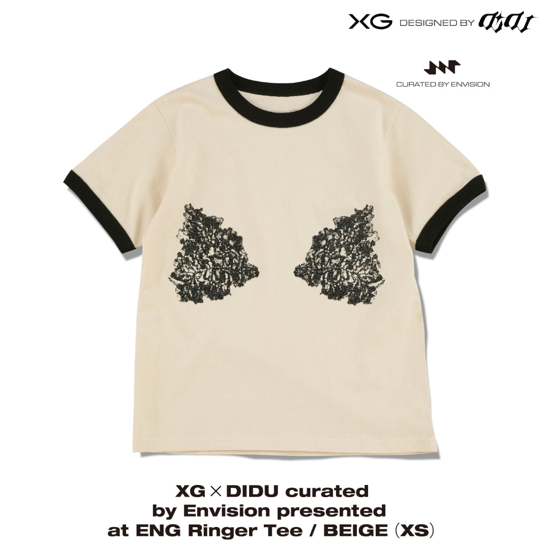 XG×DIDU curated by Envision presented at ENG Ringer Tee / BEIGE