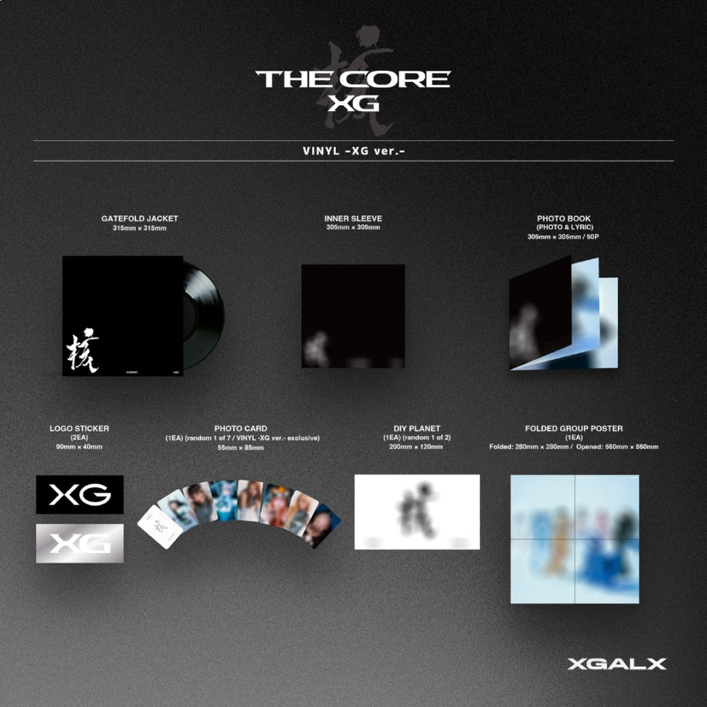 ALPHAZ LIMITED】【XG ver. (CD / VINYL) COMPLETE SET】THE CORE -核