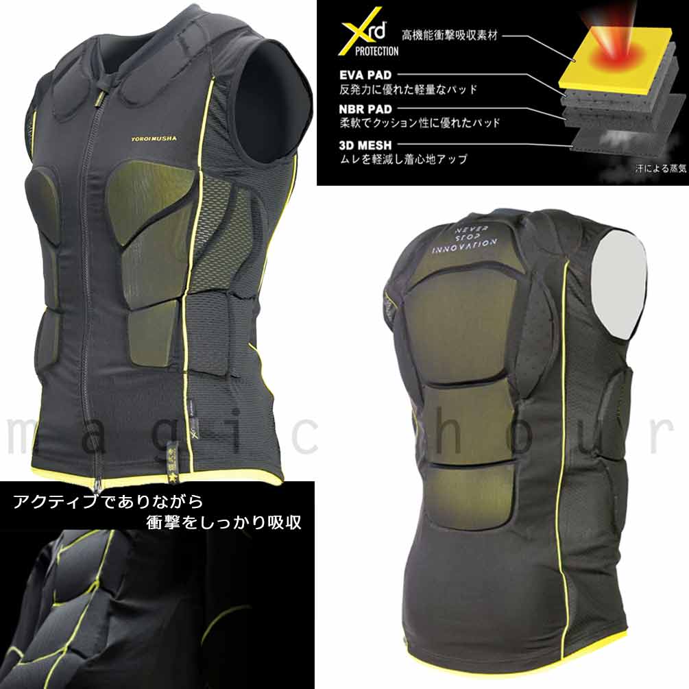 鎧武者(YOROIMUSHA)ボディプロテクター ベスト Mサイズ 鎧武者(YOROI