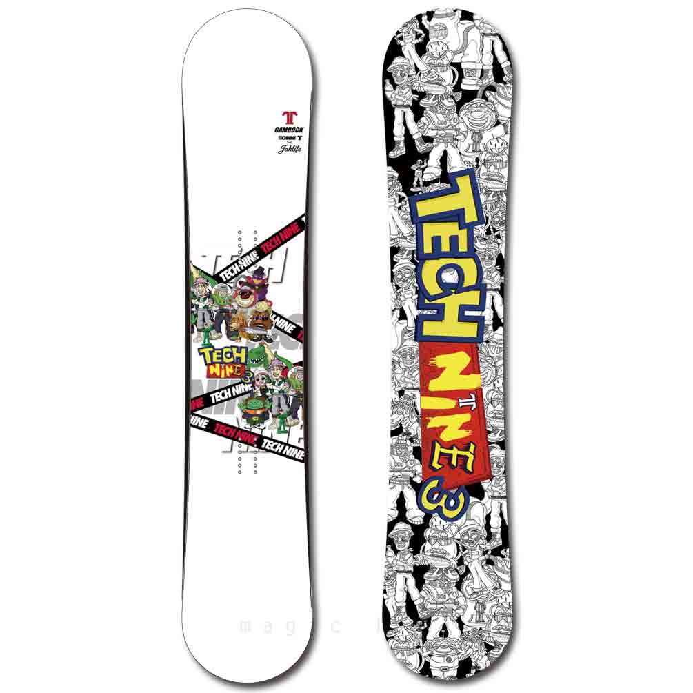 TECHNINE(テックナイン) スノーボード 板 メンズ レディース 2点