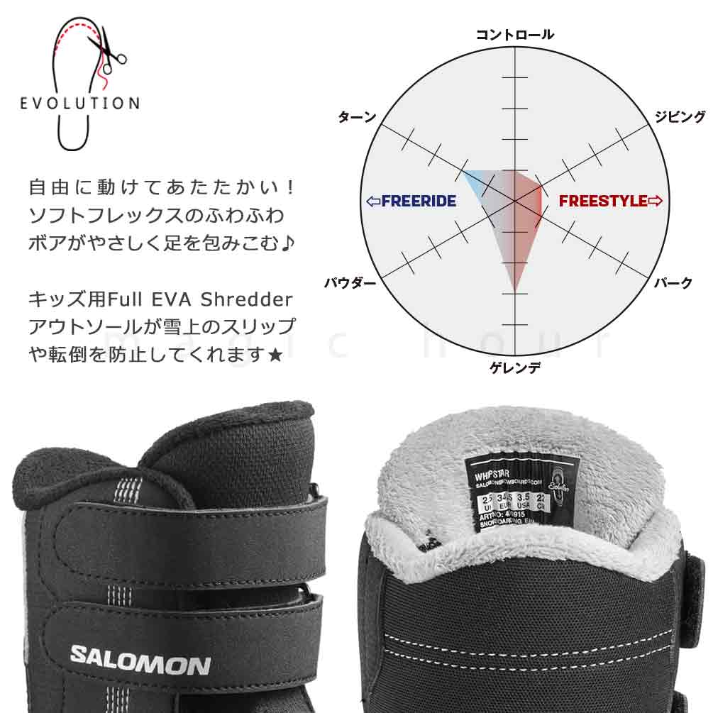 SALOMON(サロモン) スノーボード ブーツ キッズ 子供 SALOMON サロモン