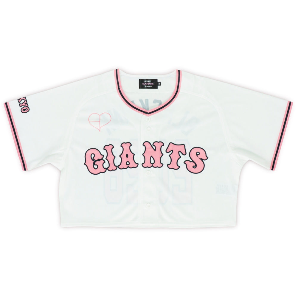 読売ジャイアンツ×BLACKPINK ユニフォーム クロップド ホワイト – YGEX