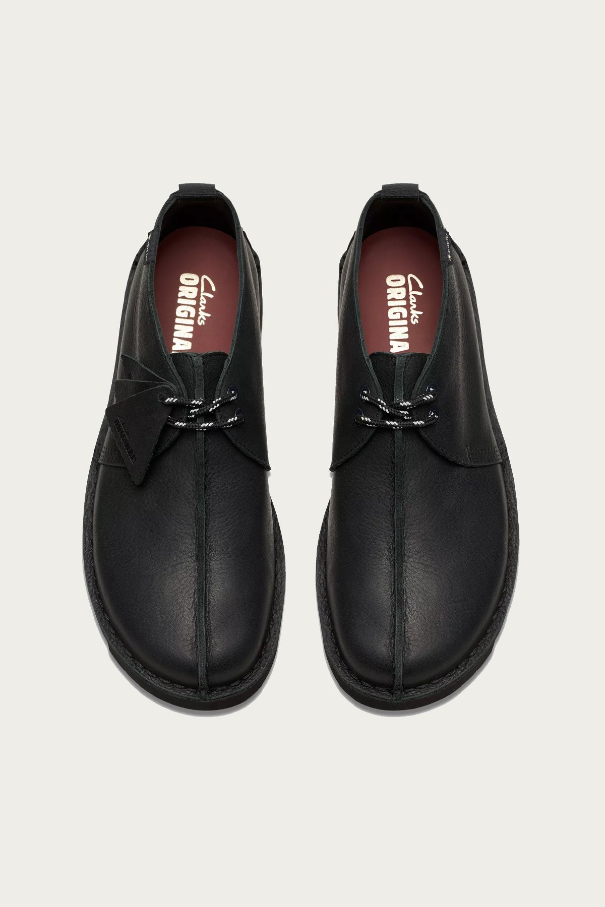 Clarks Desert Trek GTX | Black Leather | Canoe Club