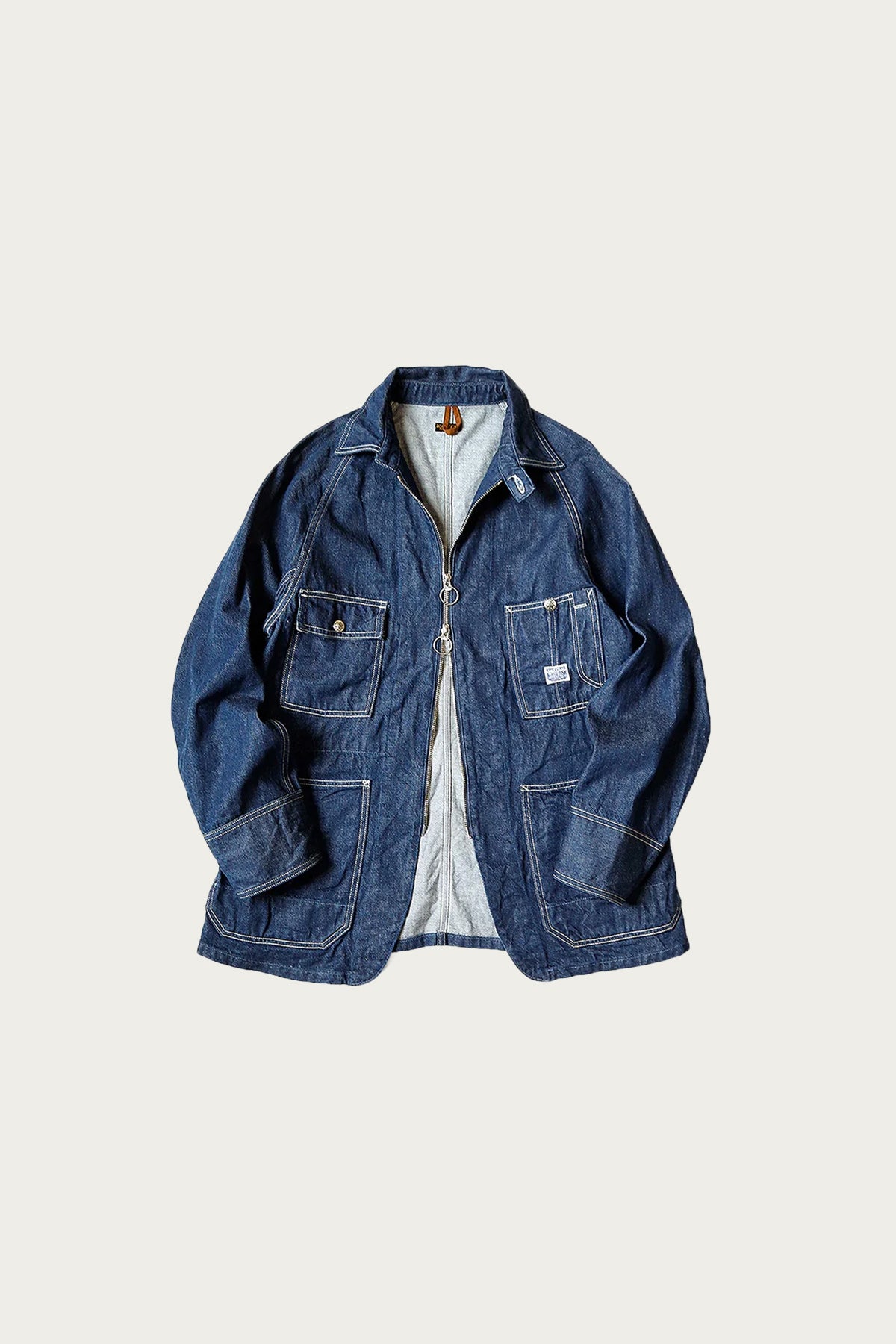 Kapital 11.5oz Denim ZIPPER Coverall | Indigo | Canoe Club