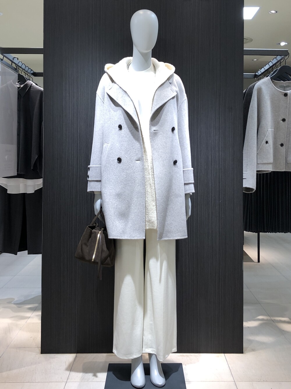 新作】カシミヤ混ミドル丈コート | セオリーリュクス | 大丸札幌店公式