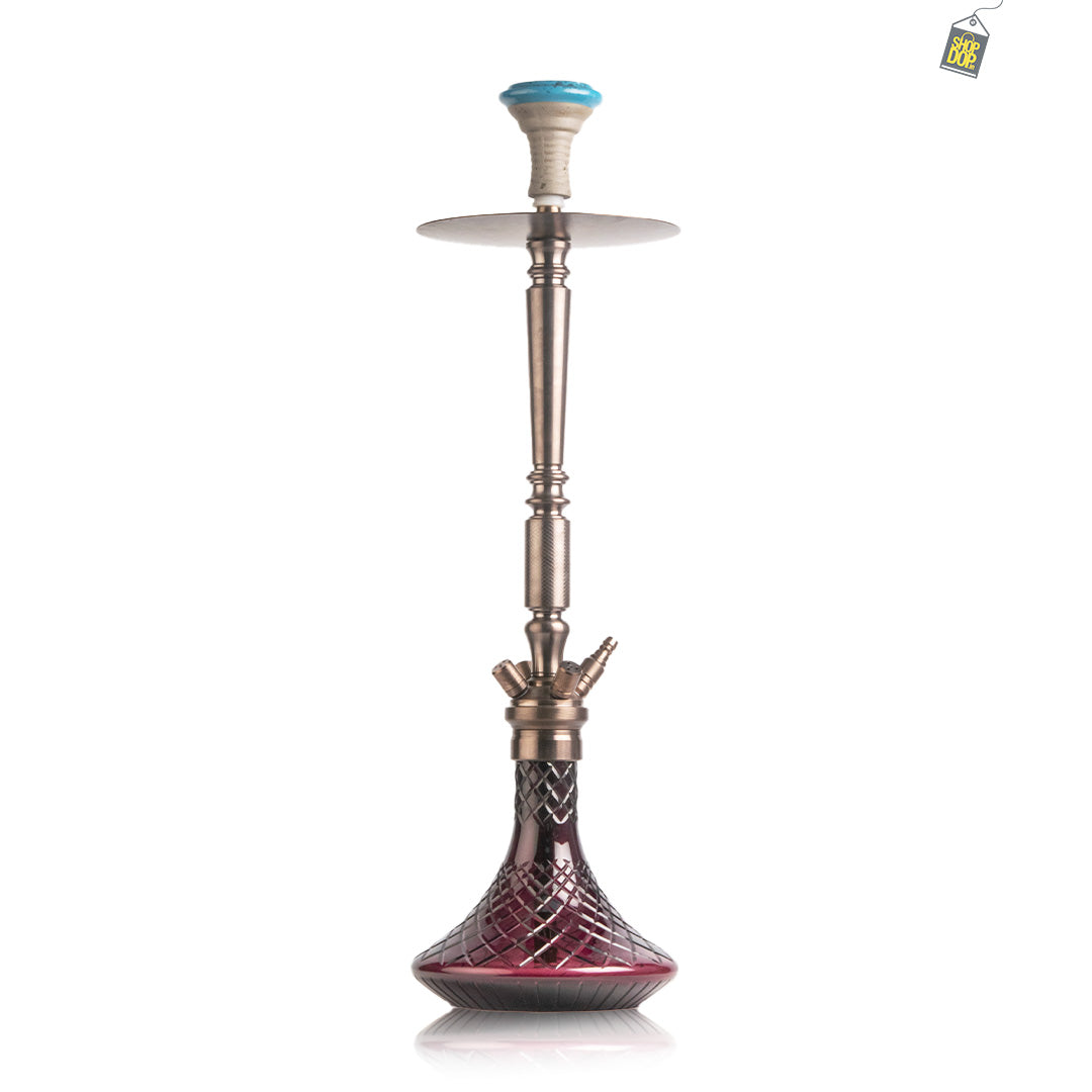 Buy COCOYAYA King Series Hookah - Bronze Stem (Purple Base