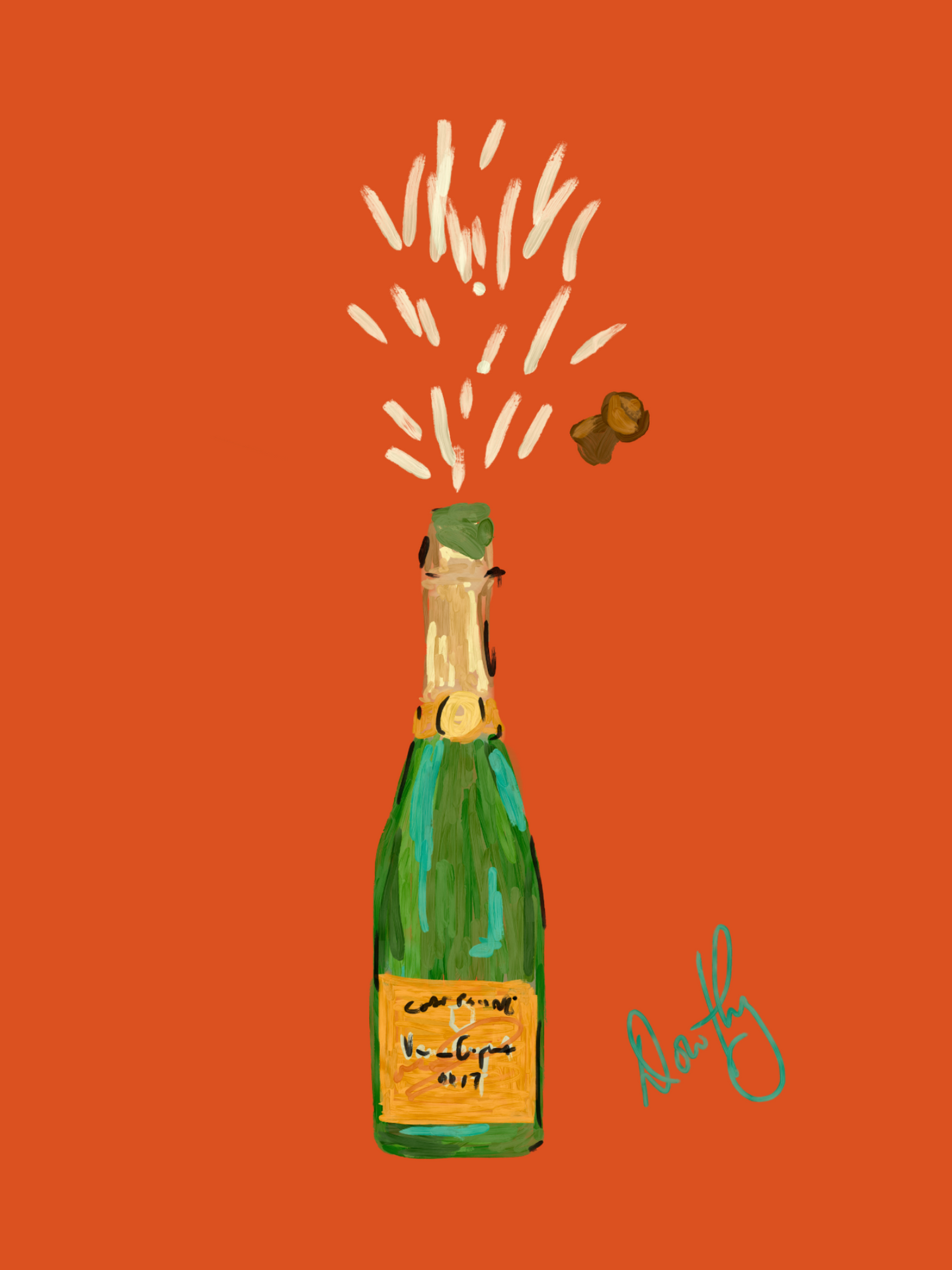 Veuve Clicquot - Abstract Pop – Dorothy Art