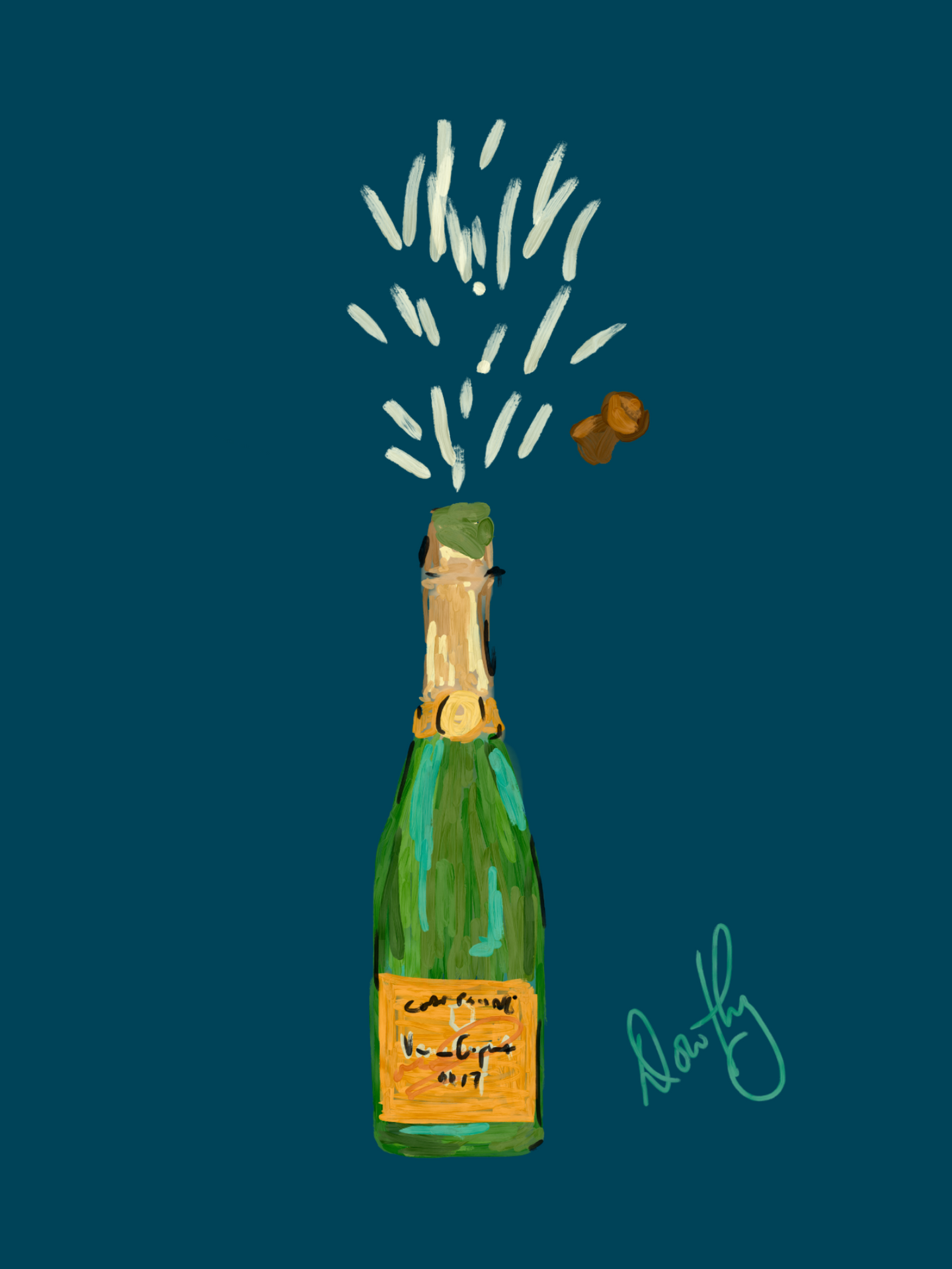 Veuve Clicquot - Abstract Pop – Dorothy Art