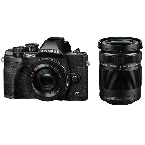 オリンパス OM-D E-M10 MarkIV EZダブルズームキット ブラック