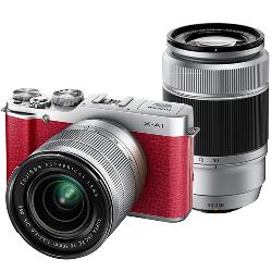 □ 超美級 □ FUJIFILM 富士フィルム X-A1 ボディ レッド 富士フイルム