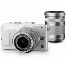 オリンパス PEN Lite E-PL6 ダブルズームキット ホワイト | ミラーレス一眼