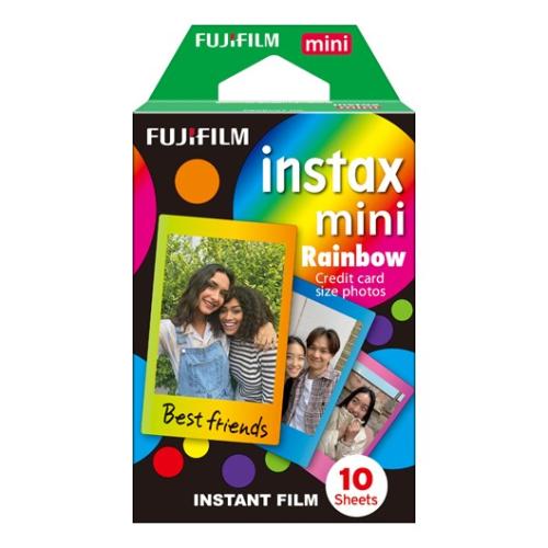 フジフイルム インスタントカラーフィルム instax mini レインボー 10
