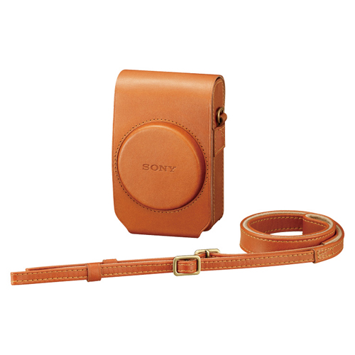 ソニー ソフトキャリングケース LCS-RXG T ブラウン｜カメラ