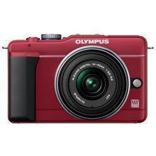 オリンパス PEN Lite E-PL1s ズームレンズキット レッド | ミラーレス一眼