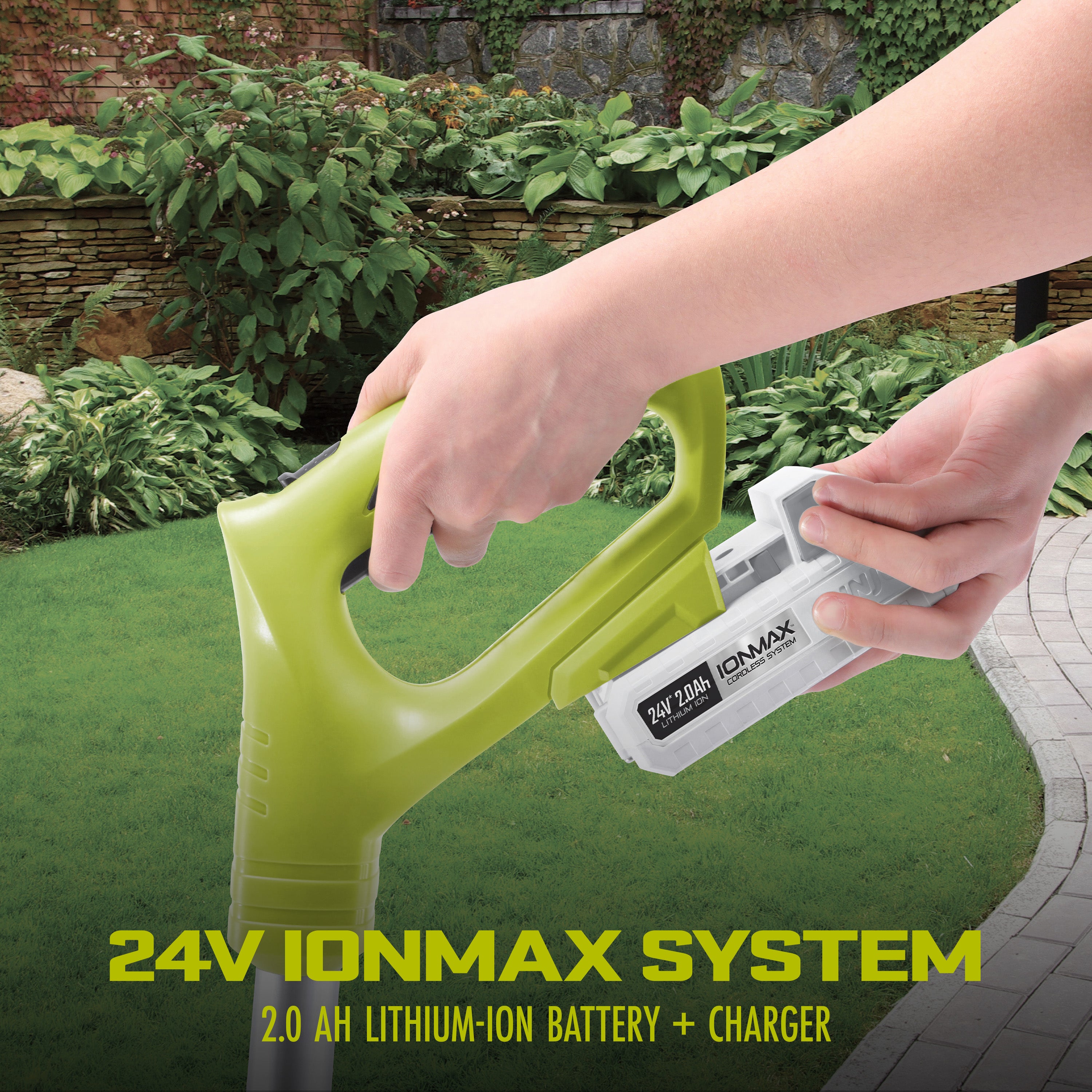 Sun Joe® 24-Volt Garden Tiller + Cultivator Kit