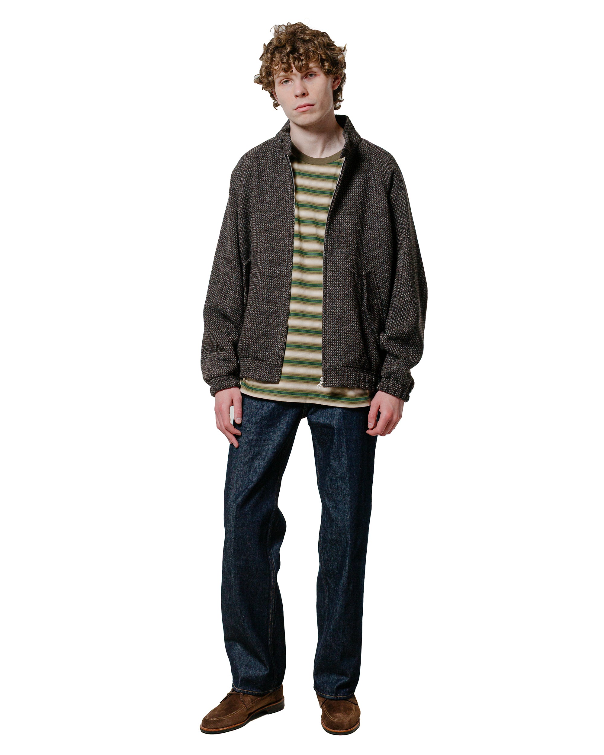 Auralee ハードツイストデニム ワイドパンツ インディゴ