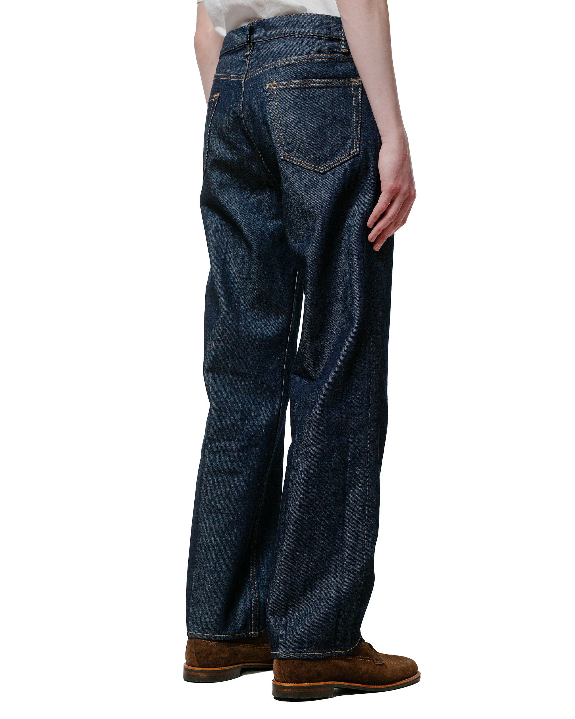 Auralee Hard Twist Denim 5P Pants Indigo